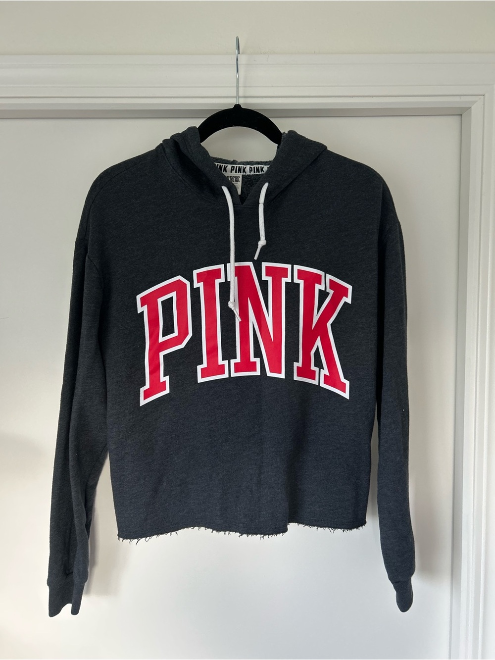 Victoria's Secret PINK Charcoal Gray Hoodie